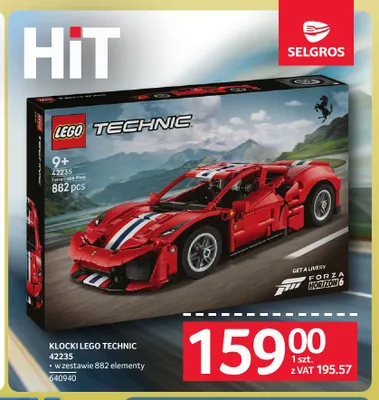 Klocki LEGO Technic 42235 promocja w Selgros