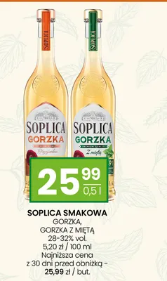 Likier Soplica smakowa gorzka z miętą promocja w Twój Market