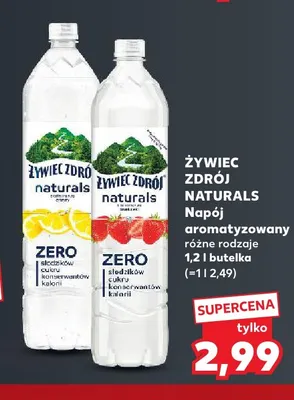 Napój aromatyzowany Żywiec Zdrój Naturals promocja w Kaufland