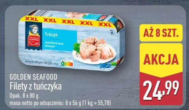 Filety z tuńczyka promocja w Aldi