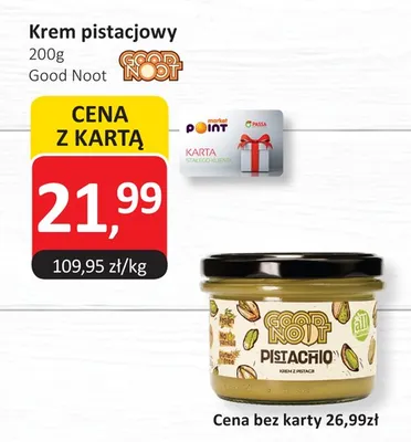 Krem pistacjowy promocja w Market Point