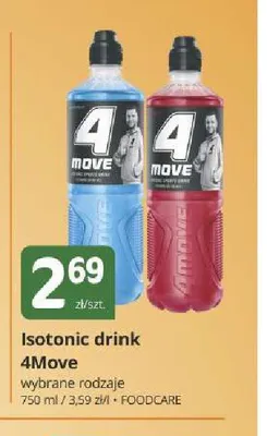 Napój izotoniczny 4Move niebieski promocja w Marketvita