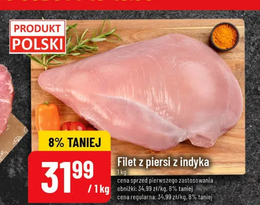 Filet z piersi z indyka promocja w POLOmarket