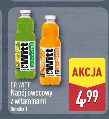 Napój owocowy z witaminami Metabolizm Dr Witt promocja w Aldi
