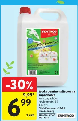 Woda demineralizowana zapachowa mix zapachów promocja w Intermarche
