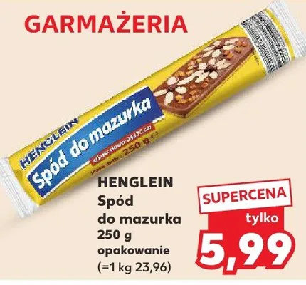 Spód do mazurka promocja w Kaufland