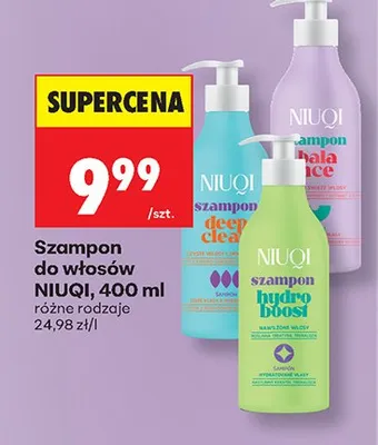 Szampon do włosów Niuqi promocja w Biedronka