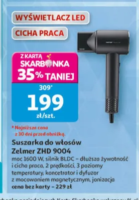 Suszarka do włosów Zelmer ZHD 9004 promocja w Auchan