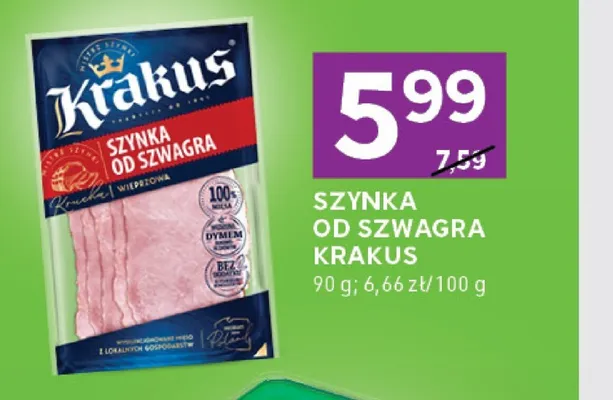 Szynka od Szwagra Krakus promocja w Stokrotka