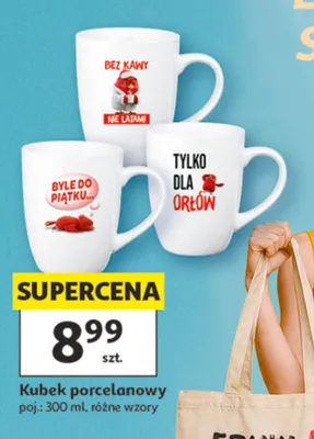 Kubek porcelanowy 300ml promocja w Auchan