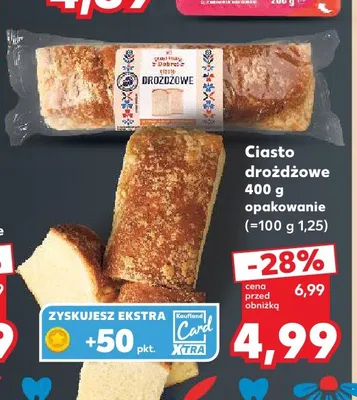 Ciasto drożdżowe Stąd takie Dobre! promocja w Kaufland