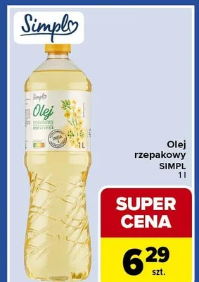 Olej rzepakowy promocja w Carrefour Express