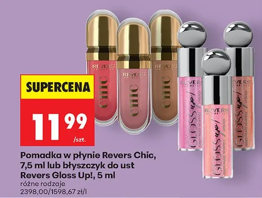 Pomadka w płynie Chic Revers promocja w Biedronka