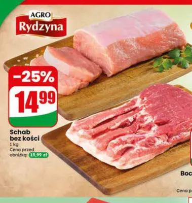 Schab bez kości AGRO Rydzyna promocja w Dino
