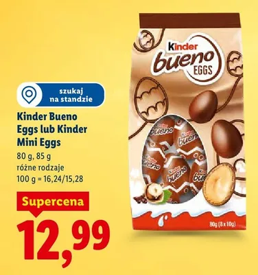 Jajka Kinder Bueno Eggs promocja w Lidl