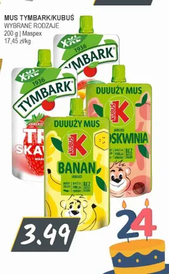 Mus Tymbark truskawka promocja w Słoneczko