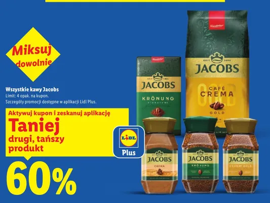 Kawy Jacobs promocja w Lidl