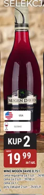 Wino czerwone Mogen David promocja w bi1