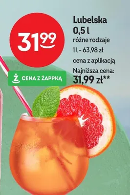 Napój Lubelska 0,5l różne rodzaje promocja w Żabka