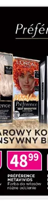 Farba do włosów L'Oréal Préférence MetaVivids promocja w Drogerie Polskie