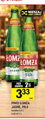 Piwo Łomża promocja w Gram Market