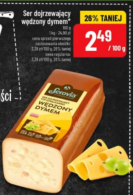 Ser dojrzewający wędzony dymem Serovia promocja
