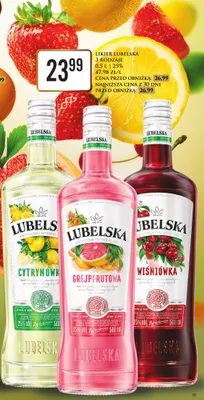 Likier Lubelska Cytrynówka promocja w Dino