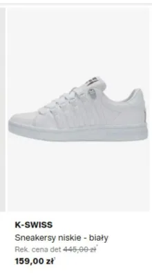 Sneakersy niskie K-SWISS biały promocja w Lounge by Zalando