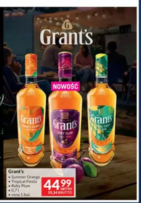 Whisky Grant's Ruby Plum promocja w Makro