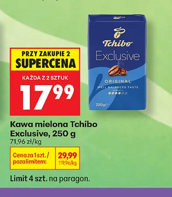 Kawa mielona Tchibo Exclusive promocja w Biedronka