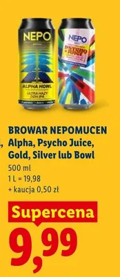 Piwo Nepomucen Gold promocja w Lidl