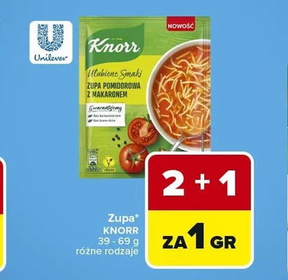 Zupa Knorr promocja w Carrefour