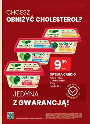 Margaryna Optima Cardio Potas promocja w Chorten