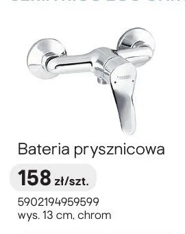 Bateria prysznicowa Ferro Rico Eco chrom promocja w Castorama