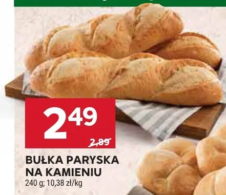 Bułka paryska na kamieniu promocja w Stokrotka