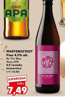 Piwo 6,9% alk. By The Way Hazy IPA promocja w Kaufland