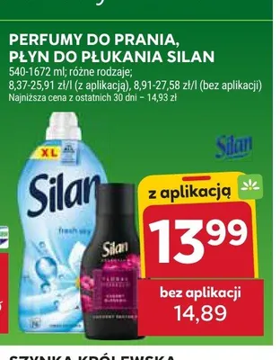 Perfumy do prania Silan promocja w Stokrotka