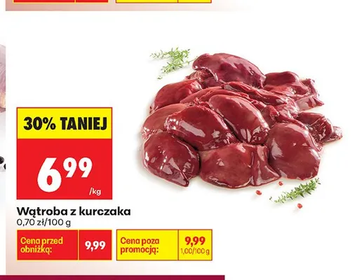 Wątroba z kurczaka promocja w Biedronka