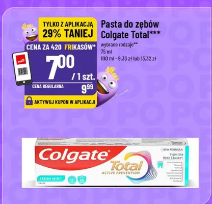 Pasta do zębów Colgate Total promocja w POLOmarket