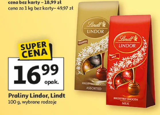 Praliny Lindor, Lindt promocja w Auchan