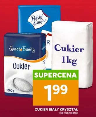 Cukier biały kryształ Sweet Family promocja w Stokrotka