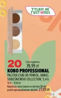 Paletka cieni do powiek Daniel Sobieśniewski Collection Kobo Professional promocja w Drogerie Natura