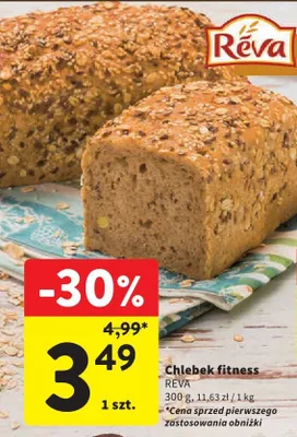 Chlebek fitness Reva promocja w Intermarche