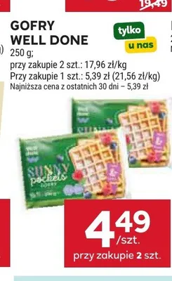 Gofry Well Done promocja w Stokrotka