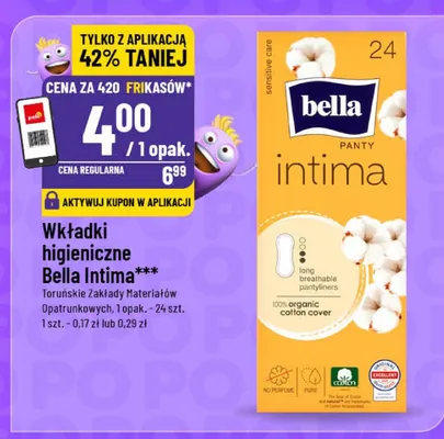 Wkładki higieniczne Intima promocja w POLOmarket