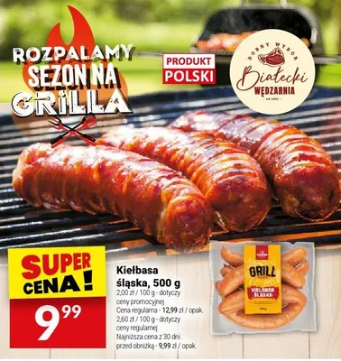 Kiełbasa śląska Białecki Wędzarnia promocja w Twój Market