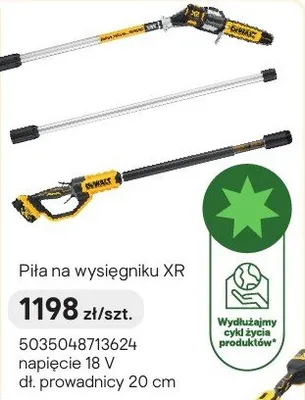 Piła na wysięgniku XR promocja w Castorama