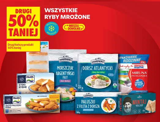 Mintaj kostka z filetów 570 g Family Fish promocja w Biedronka