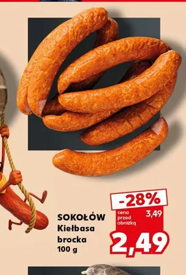 Kiełbasa brocka Sokołów promocja w Kaufland