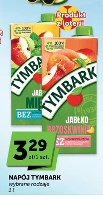 Napój Tymbark Jabłko Brzoskwinia promocja w Euro Sklep